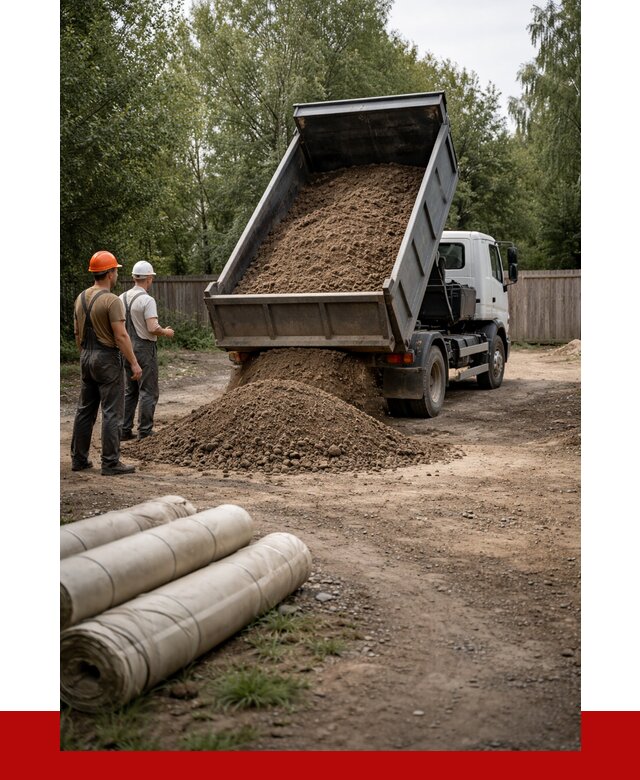 Доставка сыпучих материалов самосвалом в Южноуральск от 4593 р. | ПРОНЕРУДЖрк
