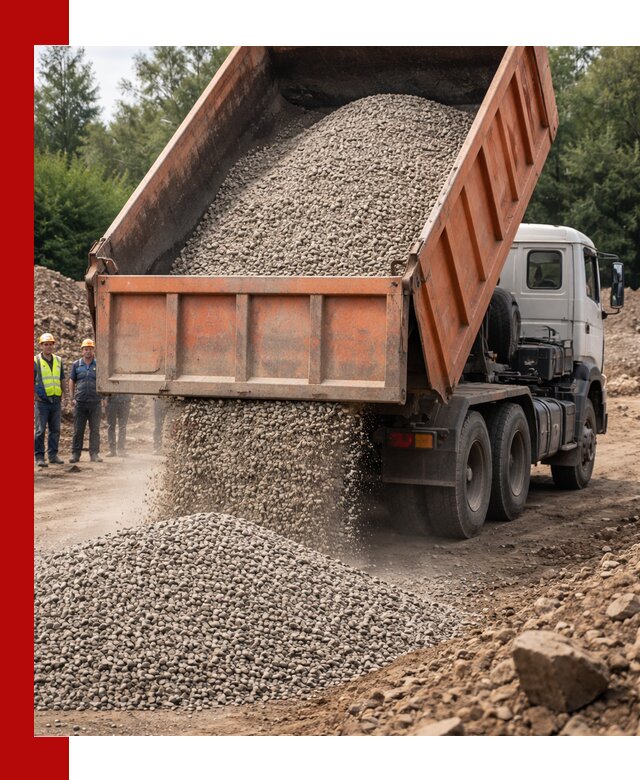 Доставка сыпучих материалов самосвалом в Южноуральске быстро и надежно