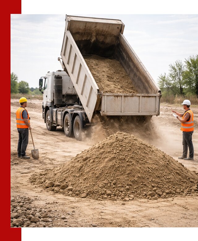 Доставка самосвалом 15 кубов в Южноуральске за город и по городу