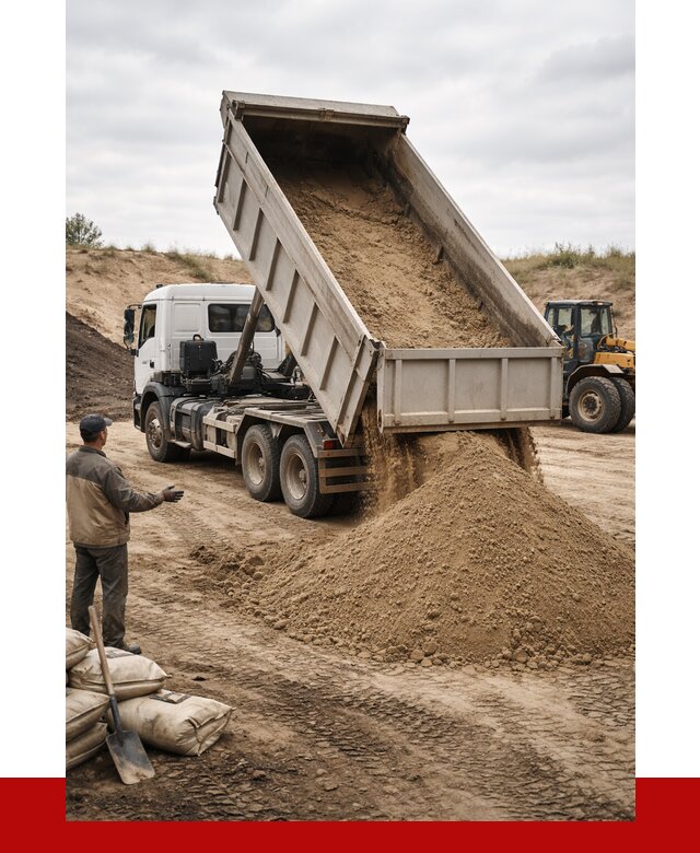 Доставка самосвалом 20 кубов в Южноуральске от 8202 р. | ПРОНЕРУДЖрк