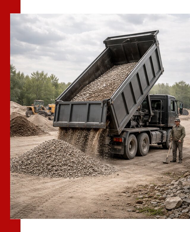 Доставка самосвалом 30 м3 по выгодным ценам в Южноуральске