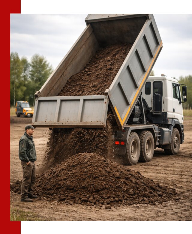 Аренда самосвала с водителем в Южноуральске для сыпучих грузов и навоза