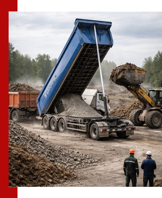 Аренда тонар 40 тонн в Южноуральске с доставкой материалов