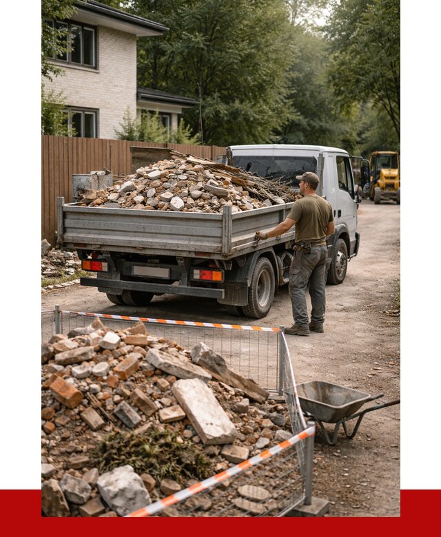 Вывоз строительного мусора с погрузкой в Южноуральске от 8202 р | ПРОНЕРУДЖрк