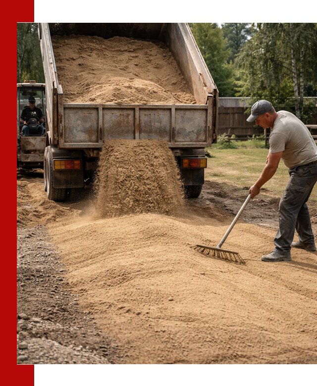 Отсыпка участка песком в Южноуральске быстро и качественно