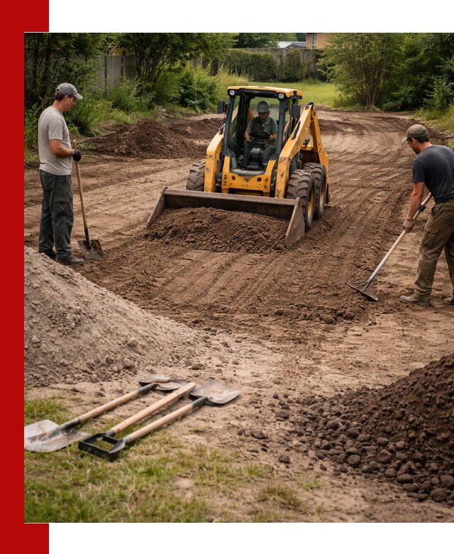 Планировка участка грунтом с вывозом и доставкой в Южноуральске
