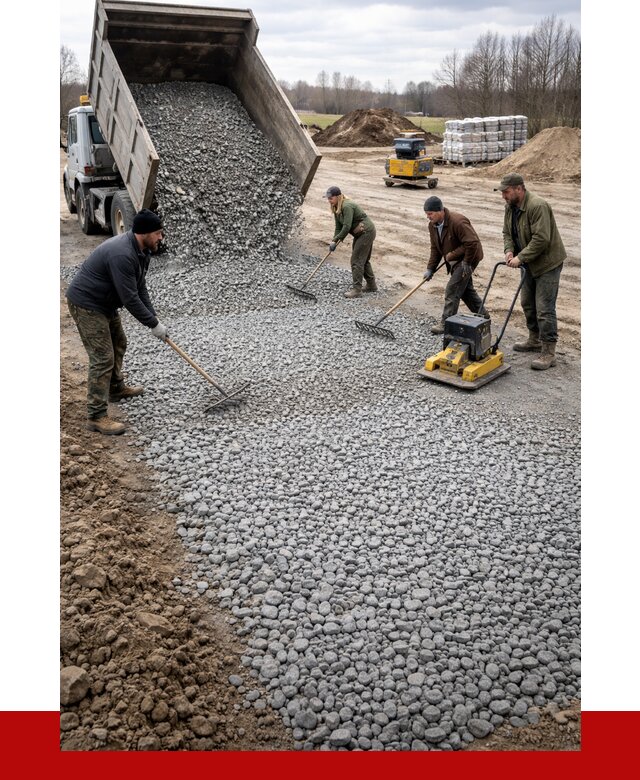 Устройство щебеночной подушки в Южноуральске от 4921 р. ПРОНЕРУДЖрк
