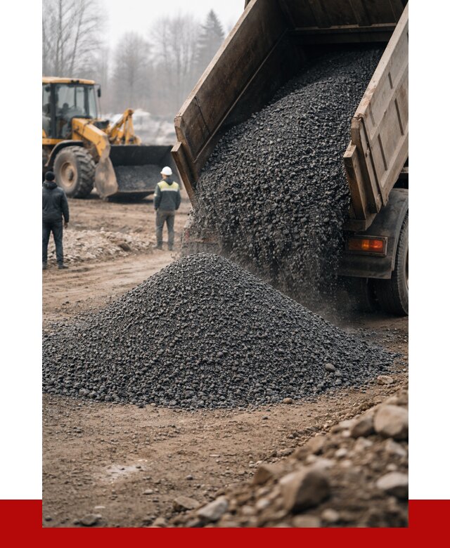 Асфальтовая крошка в Южноуральске с доставкой от 1968 р. | ПРОНЕРУДЖрк
