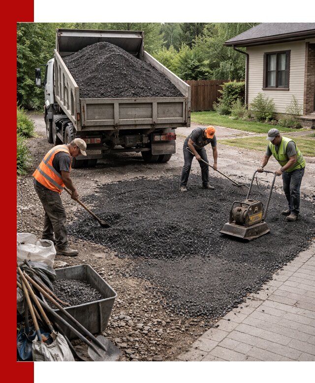 Асфальтовая крошка для двора с доставкой в Южноуральске